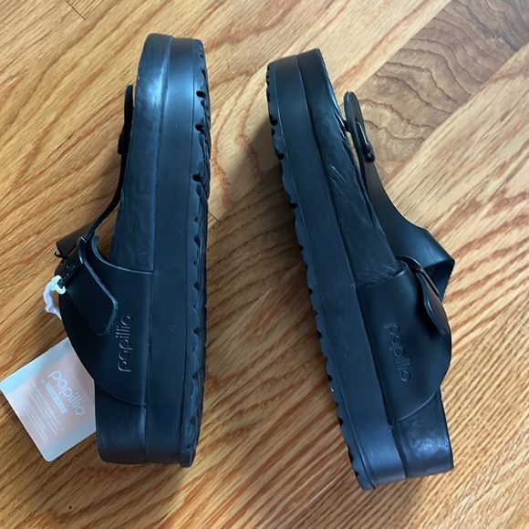 Birkenstock Gizeh PAP Flex Platform Leather Sandals Size 7 NWT - Picture 11 of 17